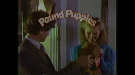 Well you're in luck, because here they come. Pound Puppies commercial (Christmas 1985) - YouTube