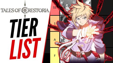 Video games / astd tier list. TALES OF CRESTORIA TIER LIST - YouTube