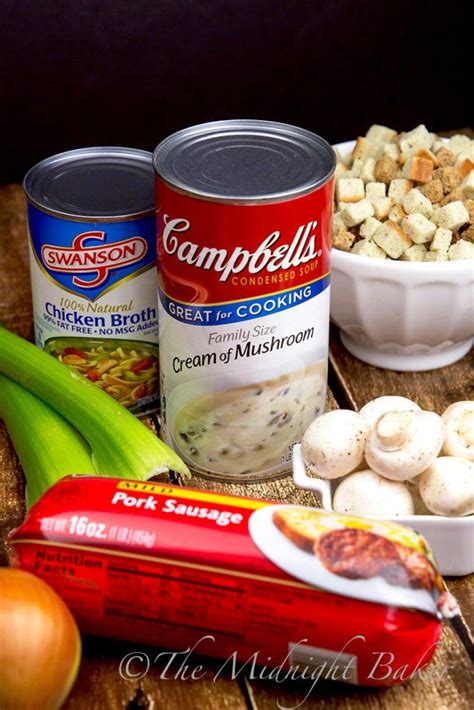 Gimme crispy outsides and fluffy insides all day. Campbell's Cream of Mushroom Soup Family Size | Sausage stuffed mushrooms, Stuffing recipes for ...