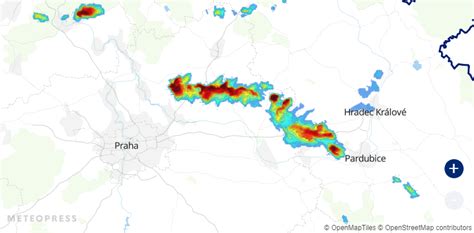 Aktuální srážky a bouřky se v české republice měří pomocí dvou meteorologických radarů. Středeční bouřky v Česku : Meteopress | Předpověď počasí ...