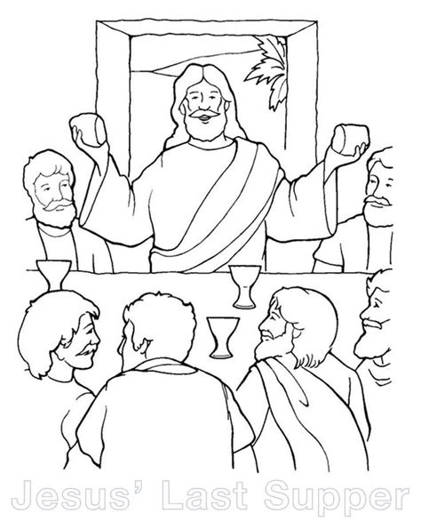 Last supper coloring page 2109. jesusLastSupper_lg.jpg 830×1,043 pixels | Sunday school ...