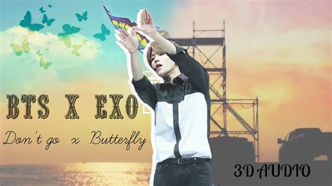 Never mind, run, butterfly, whalien the most beautiful moment in life:  3D AUDIO  BTS x EXO - Don't go x Butterfly Mashup ( Use ...