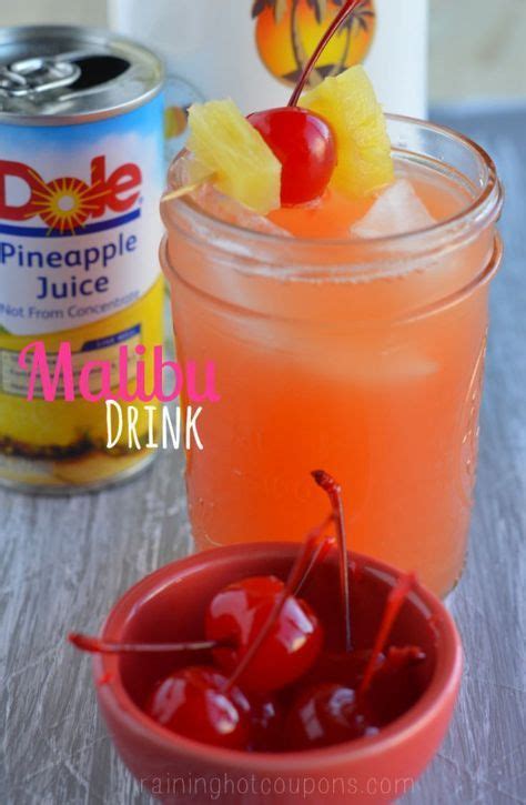 There are pleny of delicious drinks to make with malibu rum. Malibu Drink | Malibu drinks, Yummy drinks, Pineapple rum