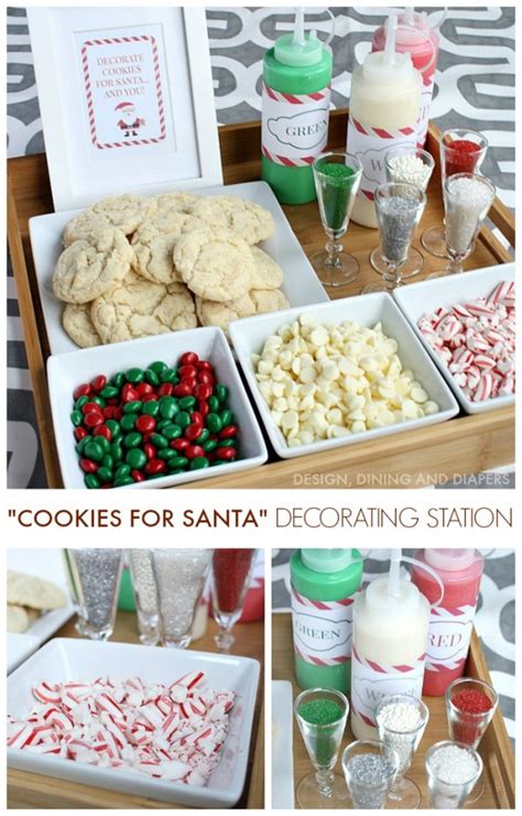 30 delicious christmas cookies recipes | collagecab. Make a "Cookies for Santa" Decorating Station - Party Ideas