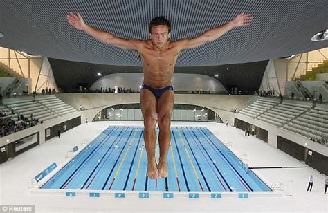The diving pool should be at. damnonia.blue: Tom Daley performed