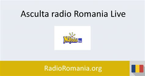 Nasional fm is fabricating and mechanical development points of interest. National FM live - Asculta Radio Online