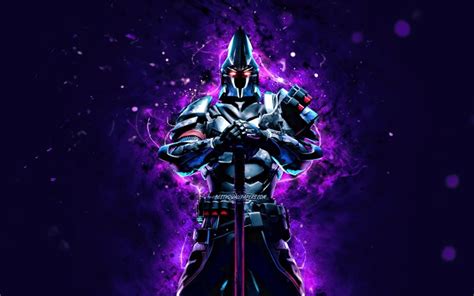 Fortnite seanson 6 wallpapers hd gaming wallpapers best gaming. Download wallpapers Ultima Knight with axe, 4k, violet ...