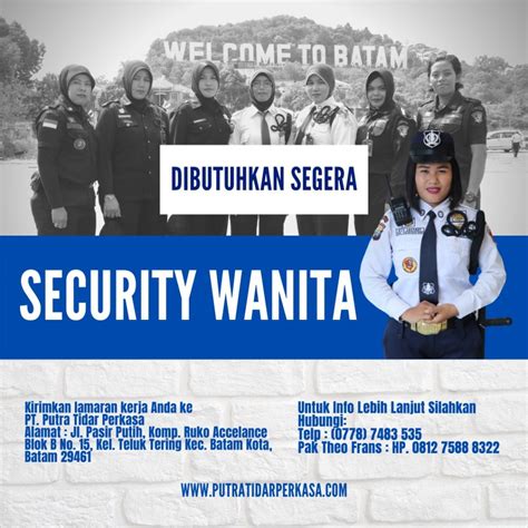 Untuk pelatihan gada pratama dan gada madya: Loker Satpam: Secwan, Penempatan Segera | PT. Putra Tidar Perkasa