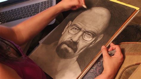 To secure his family's financial future, he begins making meth with jesse pinkman, a former student. Pencil Drawing of Walter White Time Lapse - YouTube