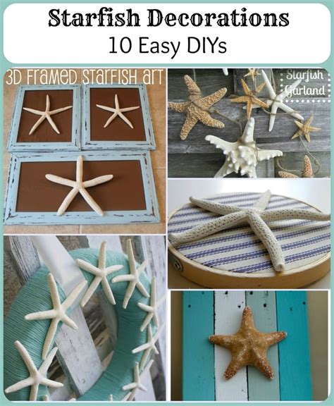 Make your gifts stand out by adding knobby white starfish. Starfish Decorations: 10 Easy DIYs - Pet Scribbles
