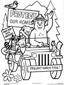 Download smokey the bear coloring pages collection safety bear s coloring book smokey the bear posters printable coloring pages gallery. Color the Outdoors | US Forest Service