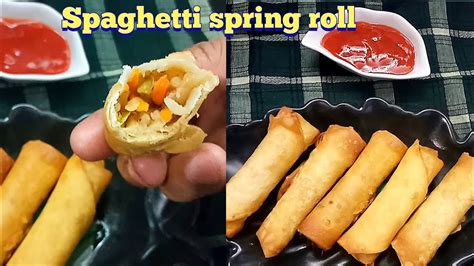 Recipe courtesy of lauren kempees. Spaghetti spring roll recipe by Ash - YouTube