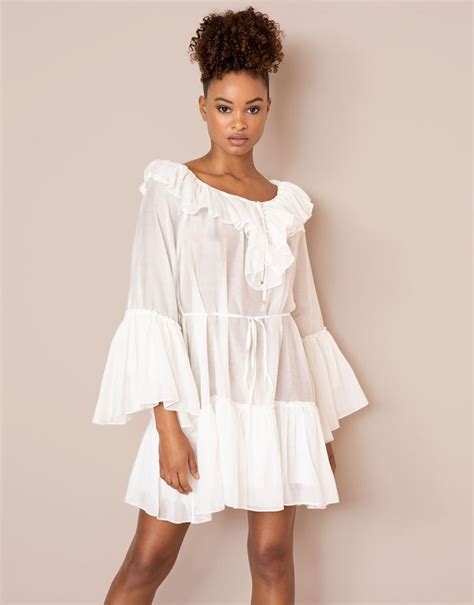 Платье Elodi белое — купить за 44500 р. в интернет-магазине Agent Provocateur