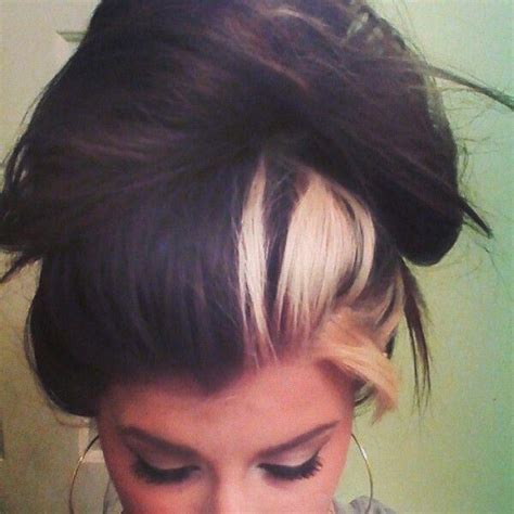Which is a good thing, 'cause let's face it: Bun Blonde Streak | Hairstyles How To