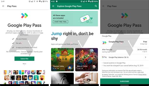 Google play pass gives you unlimited access to the best apps in the google play store. Google is testing Play Pass subscription for ad-free ...