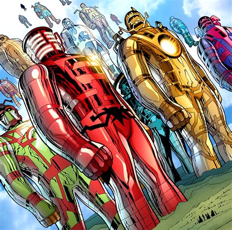 They debuted in the bronze age of comi. Celestials / Celestiales. ~ ANIMACIONBETA