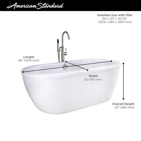We did not find results for: American Standard Cadet 66" x 32" Freestanding Soaking ...