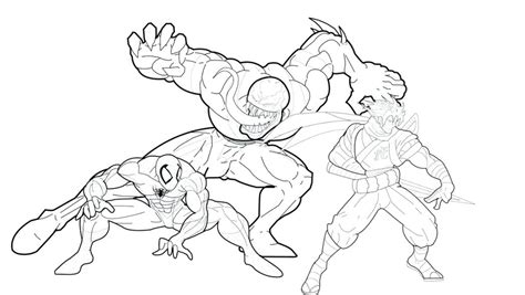 Cool venom spiderman coloring page (view all comics coloring pages) visual similar images to #175404. Spiderman Vs Venom Coloring Pages at GetColorings.com ...