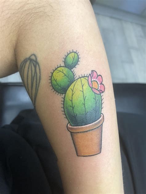 Three laser tattoo removal sessions at laseraway(up to 88% off). Cactus done by Neri Ramirez at Adornment in Palm Springs ...