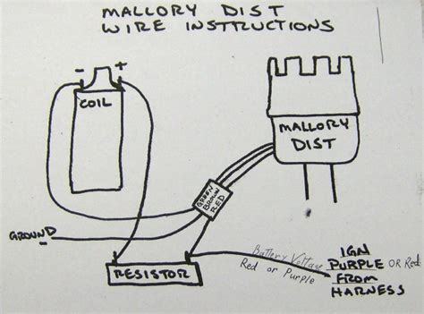 Hyfire® 6a and 6al series. Mallory Ignition Coil Wiring Diagram
