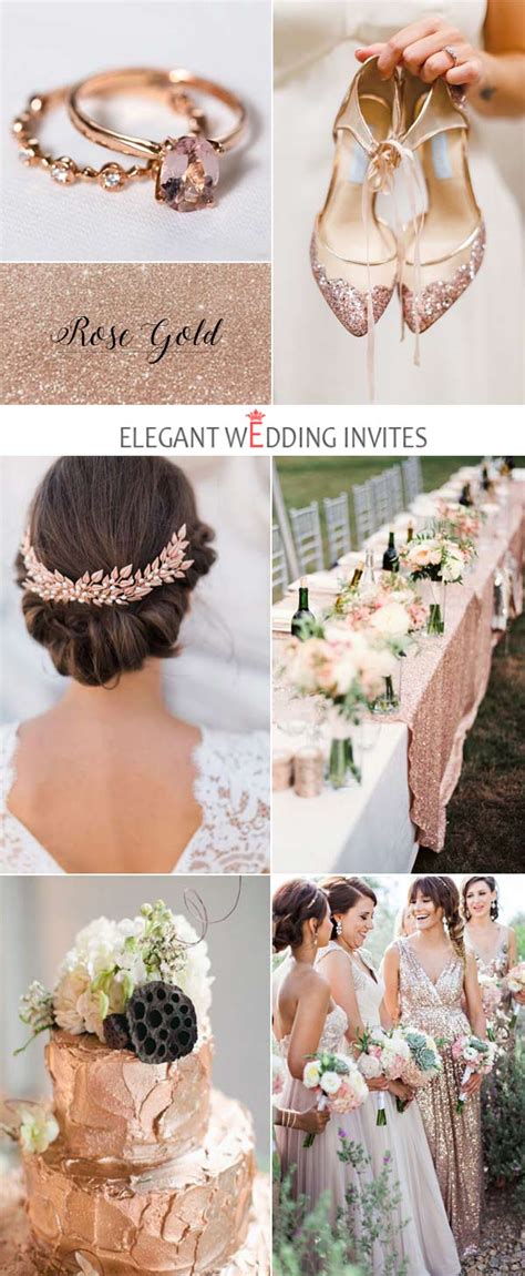 Generate or browse beautiful color combinations for your designs. Glamorous Rose Gold Wedding Color Palette Ideas ...