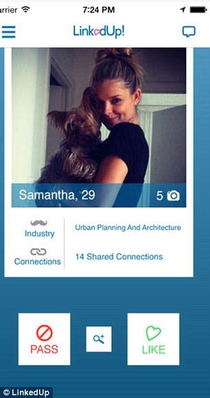 Sexual health experts say there is a link, but not for the reasons you might think. New dating app LinkedUp! 'the Tinder for professionals ...