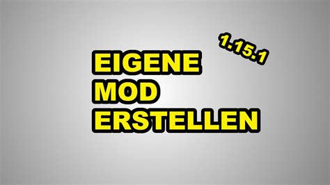 In diesem special video werde ich euch zeigen, wie ihr ganz einfach ohne erfahrung eigene minecraft mods erstellen könnt. Minecraft mod selber machen. Modifikation/Mods erstellen ...