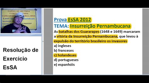 Listen to insurreição by insurreição on deezer. Resolução de Exercícios EsSA Insurreição Pernambucana - YouTube