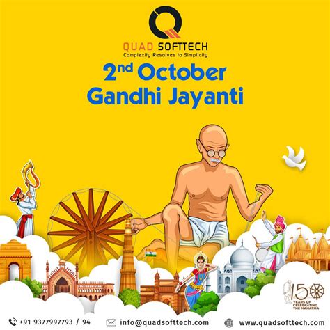 Happy Gandhi Jayanti | Happy gandhi jayanti, Gandhi, Indian flag wallpaper