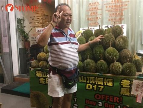 In their sale this year. 65-year-old man gives out $5,000 worth of durians to ...