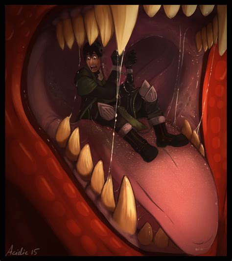 Want to discover art related to mawshot? Art by Acidic-commisions | Vore | Know Your Meme