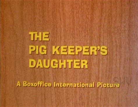 Check spelling or type a new query. IMCDb.org: "The Pig Keeper's Daughter, 1972": cars, bikes ...