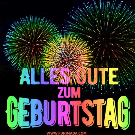 Alles gute zum geburtstag bilder; Schönes und buntes alles Gute zum Geburtstagkarten-GIF ...