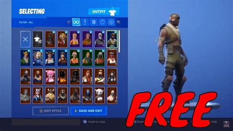 There have been a bunch of fortnite skins that have been released since battle royale was released and you can see them all here. FREE Fortnite Account OG Skins-PS4 - YouTube