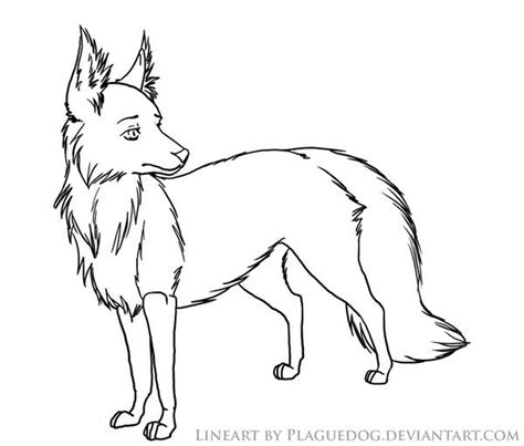 Are you looking for cute kawaii animals design images templates psd or png vectors files? Fox lineart by Plaguedog | Cute fox drawing, Animal templates, Fox images