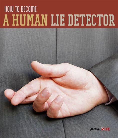 Your mission is to get through the test without exposing the fact that. How To Become A Human Lie Detector | Survival Life | Lie ...