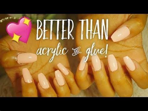 Amazing nail glue will make your falsies last longer. DIY FAKE NAILS WITHOUT GLUE | Better than Acrylic 😏😈 ...