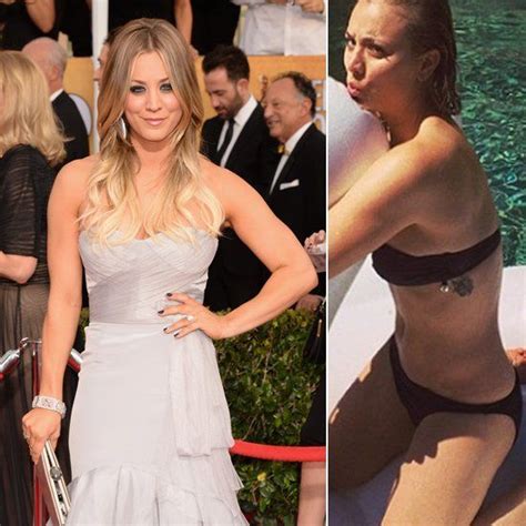 All of the products listed here are: The Ultimate Celebrity Tattoo Gallery | Kaley cuoco bikini ...