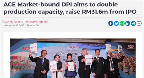 The initial public offering (ipo) consists of 21 million new ordinary shares at an ipo price of rm0.56 per share. DPI Holdings Berhad - IPO on coming Monday - A Chance to ...