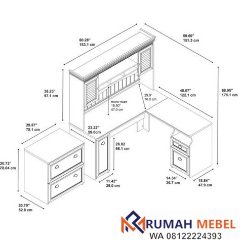 Desain furniture yang sangat unik dan juga memiliki kerapian yang hampir memiliki nilai 100 adalah ciri khas dari mebel buatan kami ini. Meja Kantor Minimalis Modern | Rumah Mebel