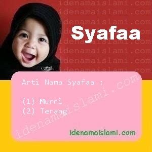 Arti nama maryam mungkin memiliki makna spesial menurut al quran atau bahasa arab. Ini Arti Nama Syafaa ♀ Dalam Islam - IdeNamaIslami.com