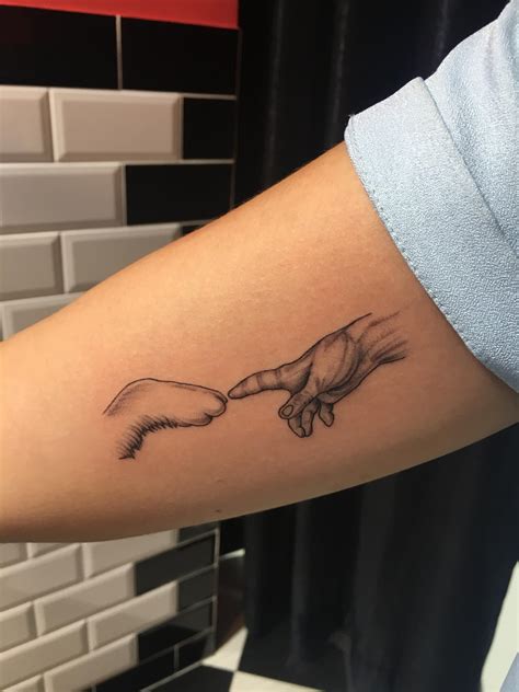The best part of this dog paw tattoo is that it is a relatively small one compared to many other tattoos. @westend_tattoo #westendtattooandpiercing #tattoo #small ...