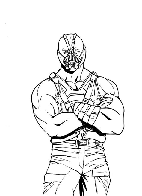 Bear coloring pages people can find a lot of printable coloring pages about different. The Famous Bane Batman Coloring Pages: The Famous Bane ...