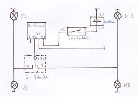 Heutzutage gibt es dafür schaltkr. Schaltplan Blinker Relais - Wiring Diagram