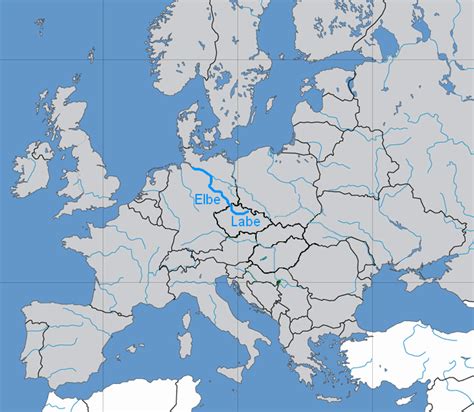 Řádu a je součástí úmoří severního moře. Labe Mapa | Mapa