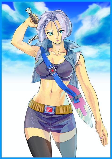 And that's exactly what happened! female mirai trunks | Anime, Desenhos, Meninas