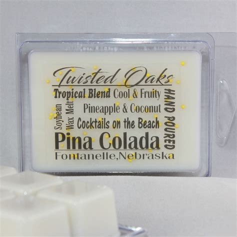 Pina Colada Scented Wax Melt. Pineapple and Coconut ...
