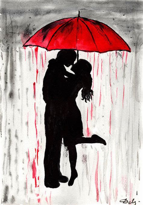 Loving couple art print lovers in moonlight hugging | etsy. Love Couple Art Print by Del Art