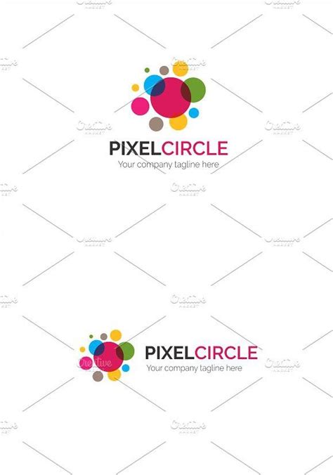 Pixel circle logo by xpertgraphicd on creative market. Pixel Circle V2 Logo (With images) | Pixel circle, Pixel ...