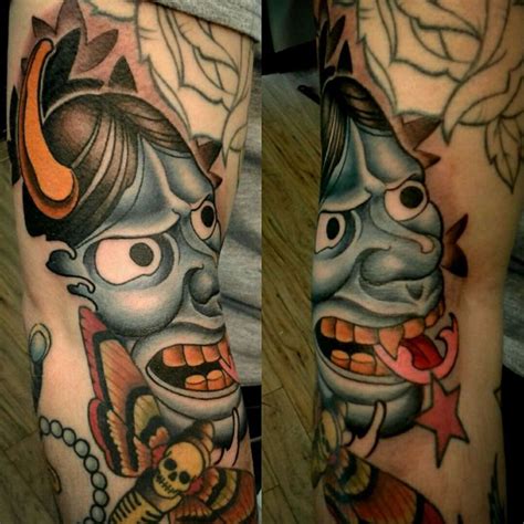 Shop owner/tattoo artist jason contreras opened salvaged soul tattoo in april of 2021. Japanese style demon tattoo by Paul Schultz Omega Point ...